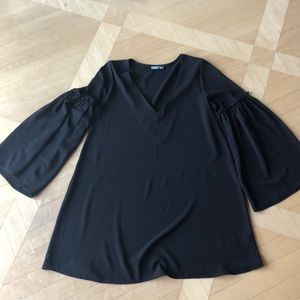 Black flowy dress
